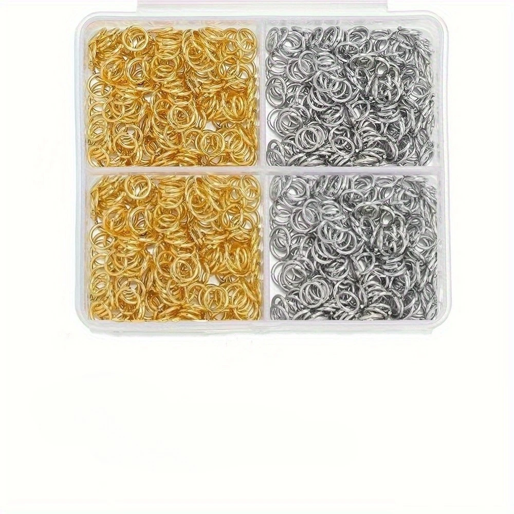 200-1000pcs/Box Mix Color Open - Jewelry Making Box 评论和价格
