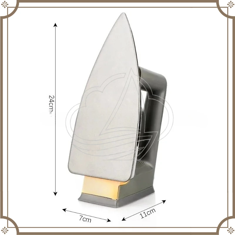 Household Old Fashioned Dry Electric Iron No Water No Steam Ideal for Heat Transfer Patches