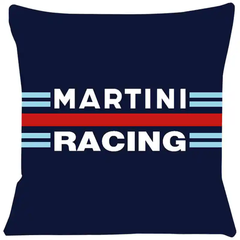 Cushion Cover Martini Racing Pillow Cases Anime Chair Car Sofa Pillow Cover Home Decorative Pillow SJ-358