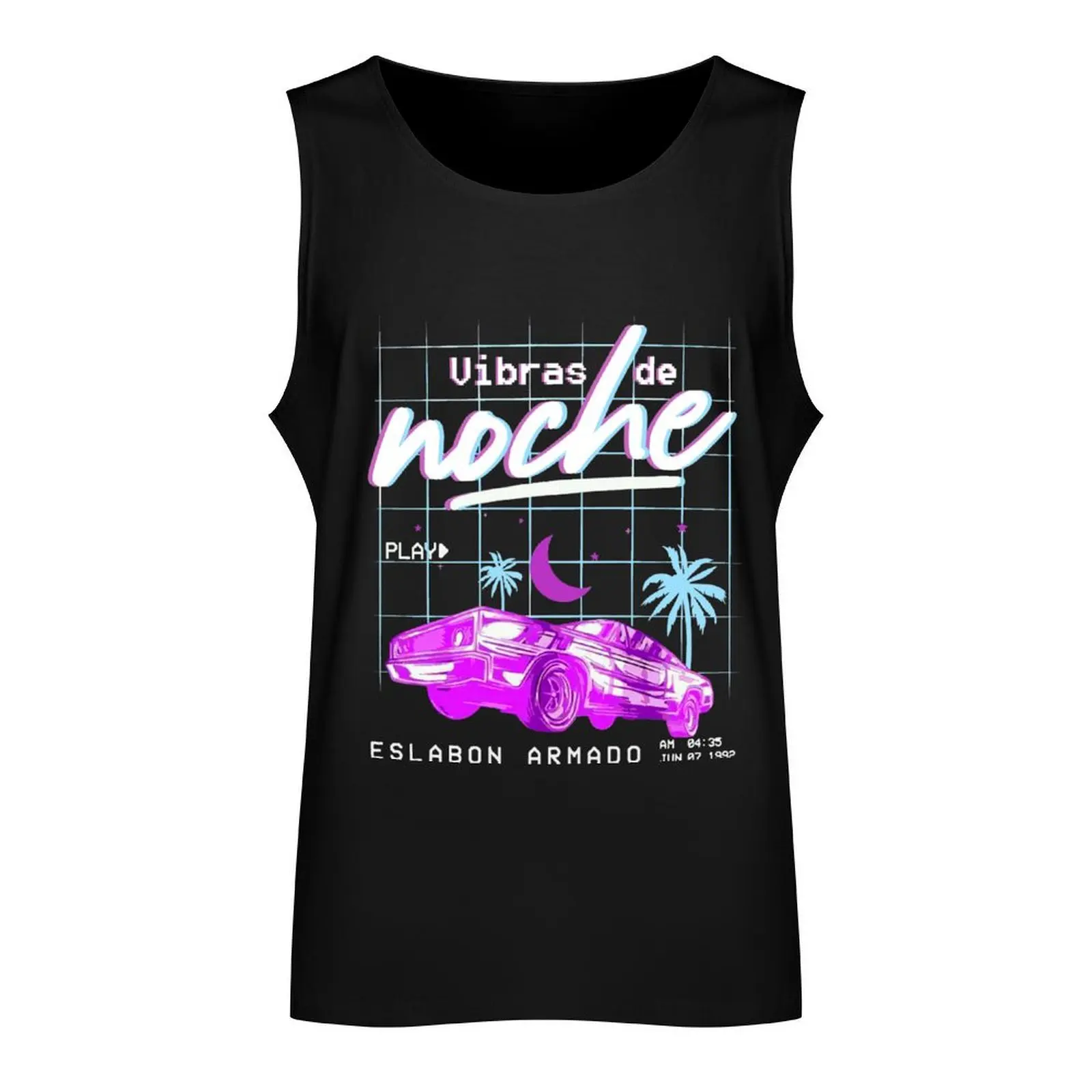 Vibras De Noche Play Eslabon Armado Vibras De Noche Tank Top Clothing bodybuilding t shirt