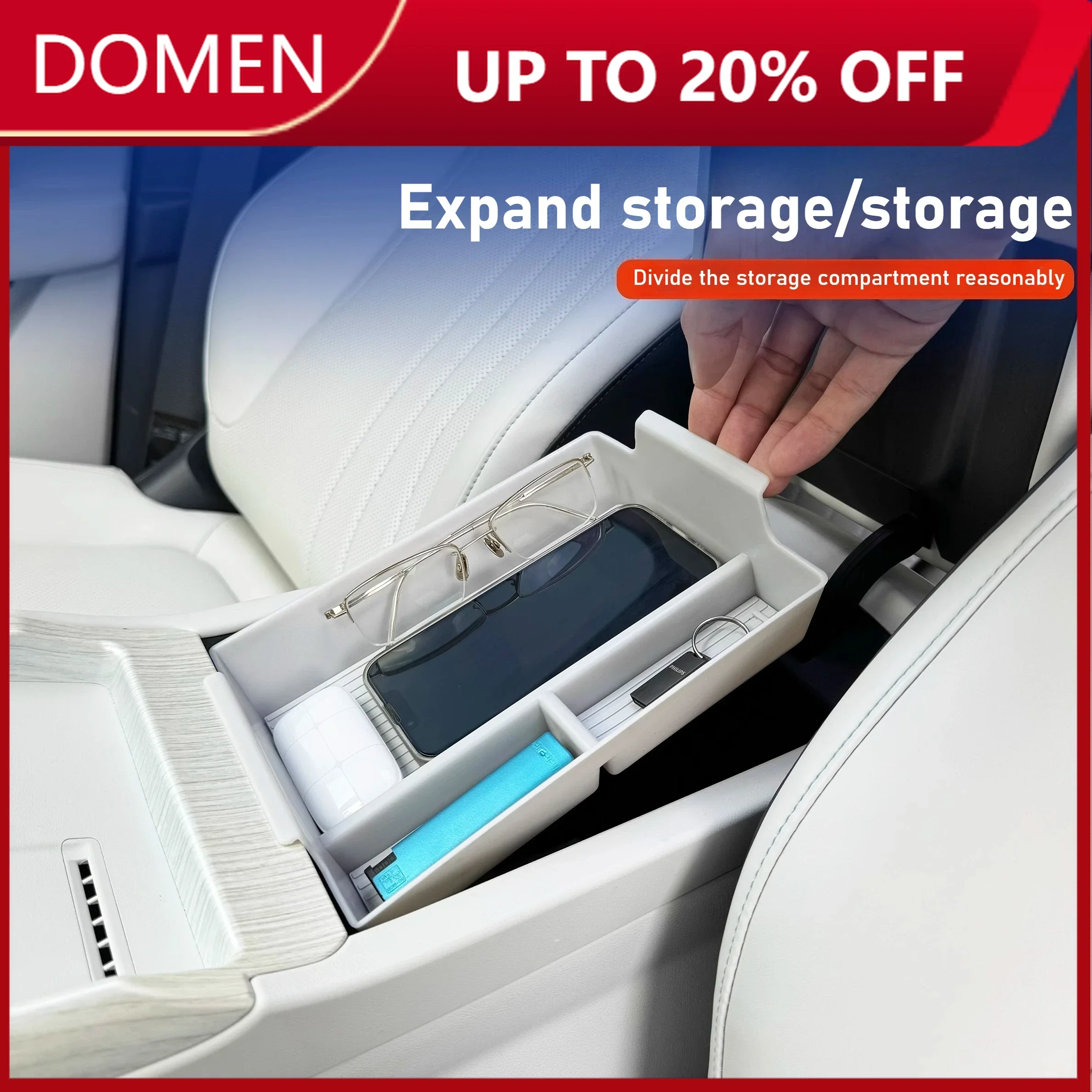 

Для Geely Galaxy E5 EX5 2024 2025 подлокотник с центральным управлением, ящик для хранения, органайзер для хранения, аксессуары для салона автомобиля