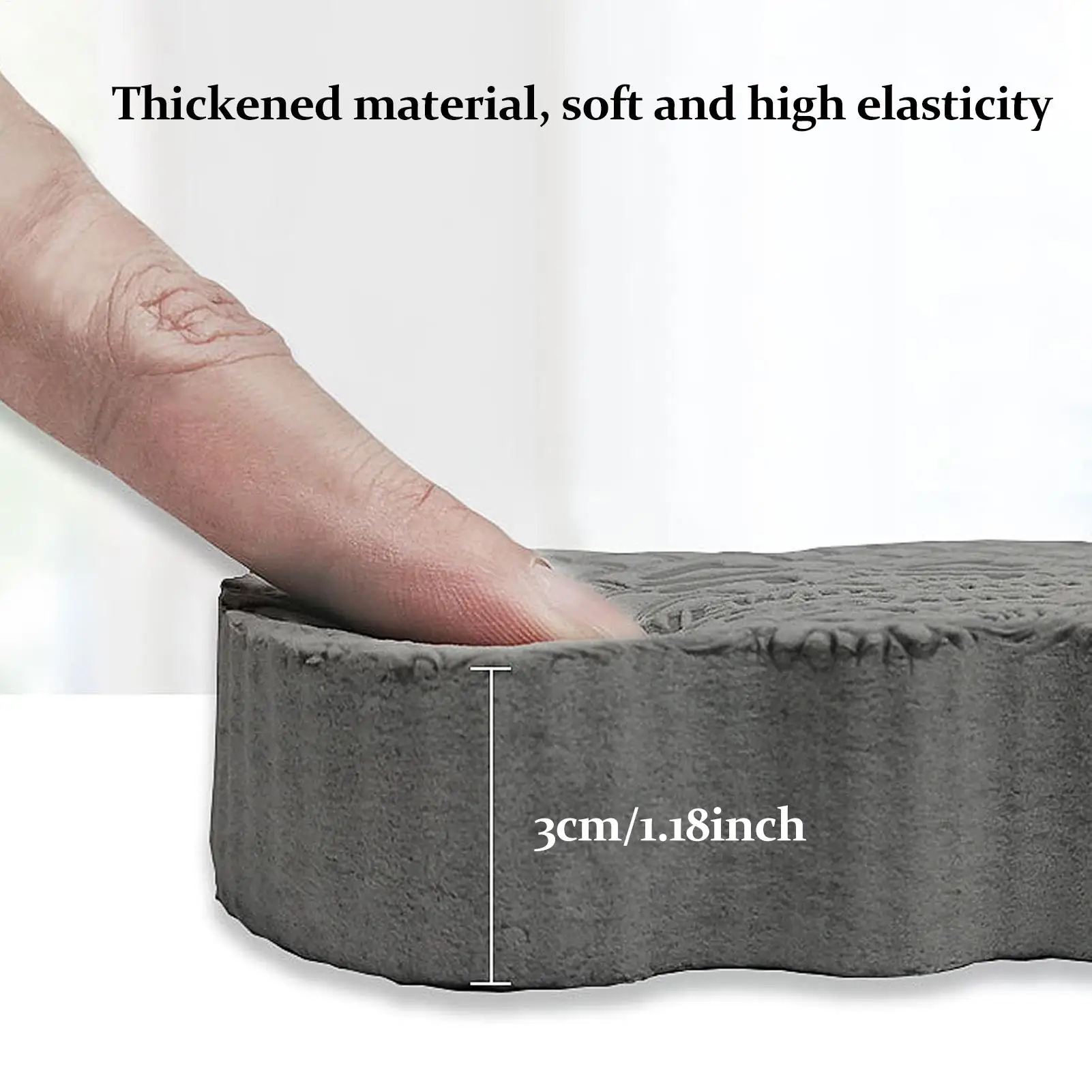 جديد ثلاثية الأبعاد حمام الإسفنج الترا لينة حمام الجسم دش الإسفنج لينة مقشر حمام الإسفنج فرك مقشر مزيل الجلد الميت الإسفنج #6