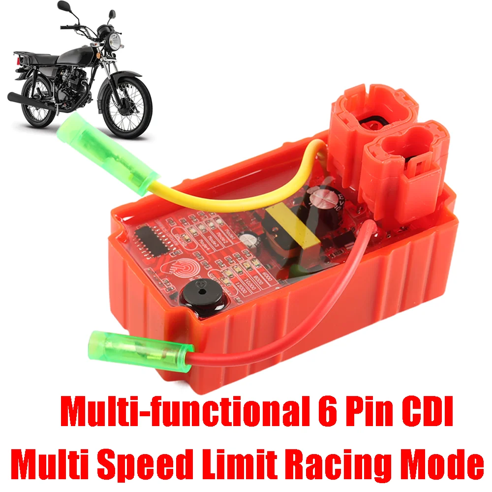 Para RX150 RX125 FT150 FT125 CGL125 XR250R Future 125 XY 125 150 límite de velocidad 6 pines CDI motocicleta de carreras CDI encendido táctil inteligente