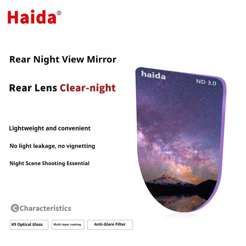 

Haida Rear-Mounted Anti-Light Pollution Insert Filter Compatible with Sigma, Sony, Canon, and Leica Lenses