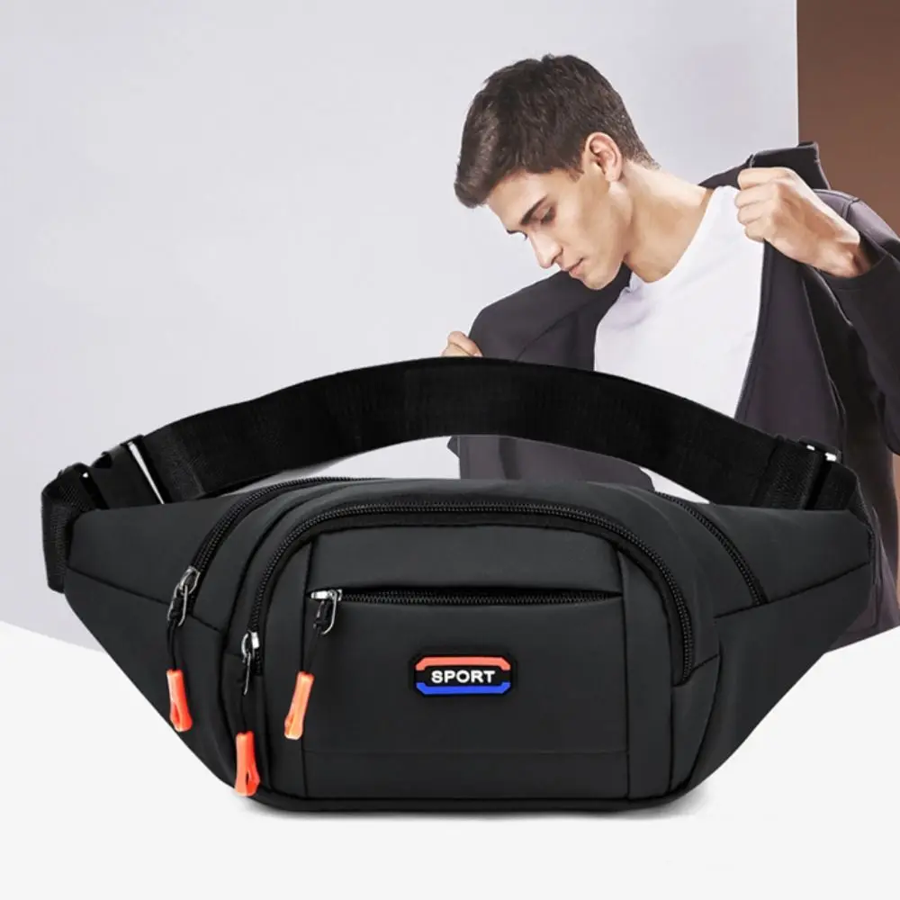 

Storage Bag Oxford Men Waist Bag Purse Waterproof Chest Messenger Bags Multifunctional Chest Pack