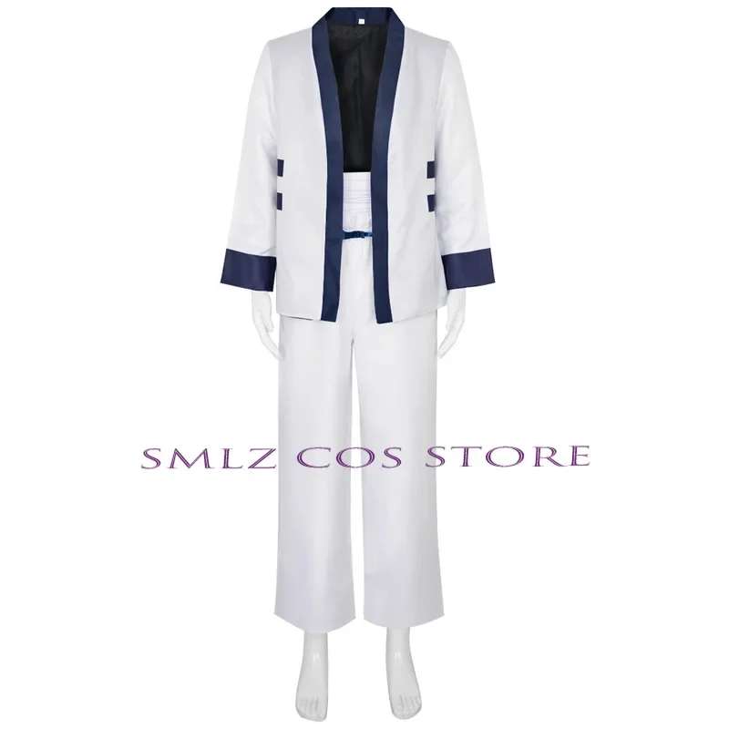 Sagara Sanosuk Anime Cosplay Costume pour hommes, Kokor Rurouni, vêtements, perruque, accessoire, fête d'Halloween, uniforme de jeu en plis