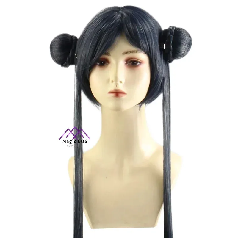 حار لعبة الأزرق الأرشيف تأثيري كيساكي ملابس خارجية تشيباو سترة واقية قفاز شعر مستعار أغطية الرأس حفلة الهالوين الضروري تصميم حصري