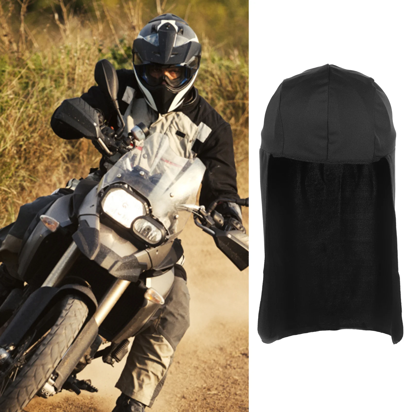 

4Pcs Cycling Caps Polyester Sun Shade Hat Breathable Cooling Skull Cap Outdoor Windproof Wrap Hat for Men Women