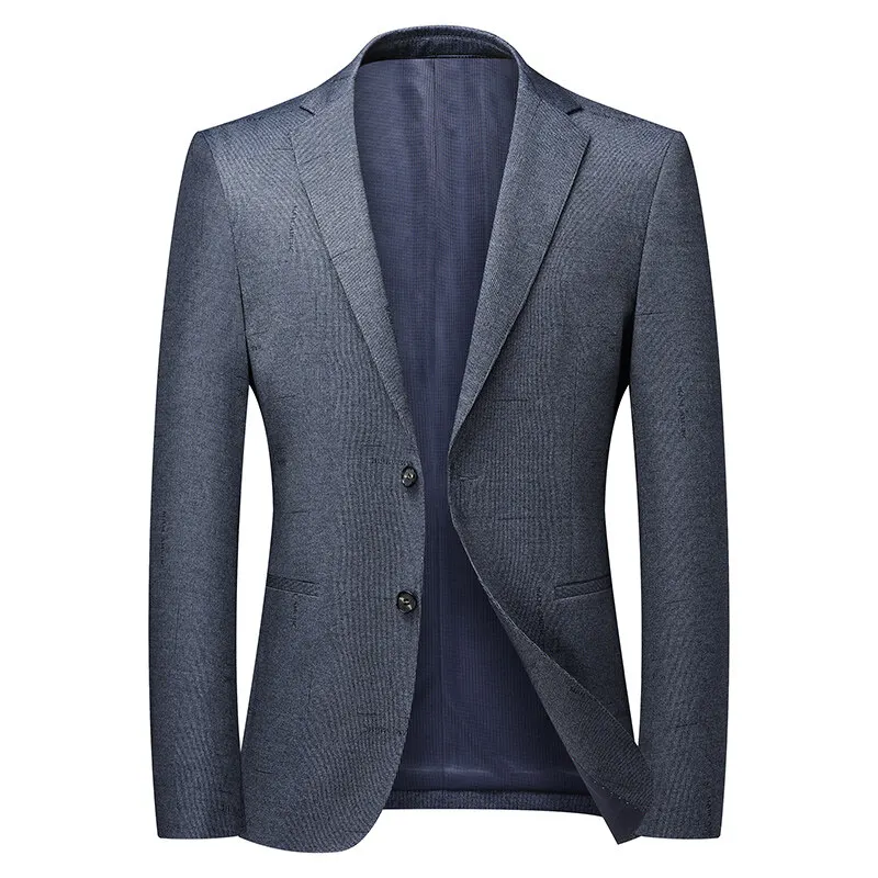 Blazer para hombre, moda de caballero, negocios, adelgazante, rendimiento, banquete, presentador, informal, boda, antiarrugas, sin planchar