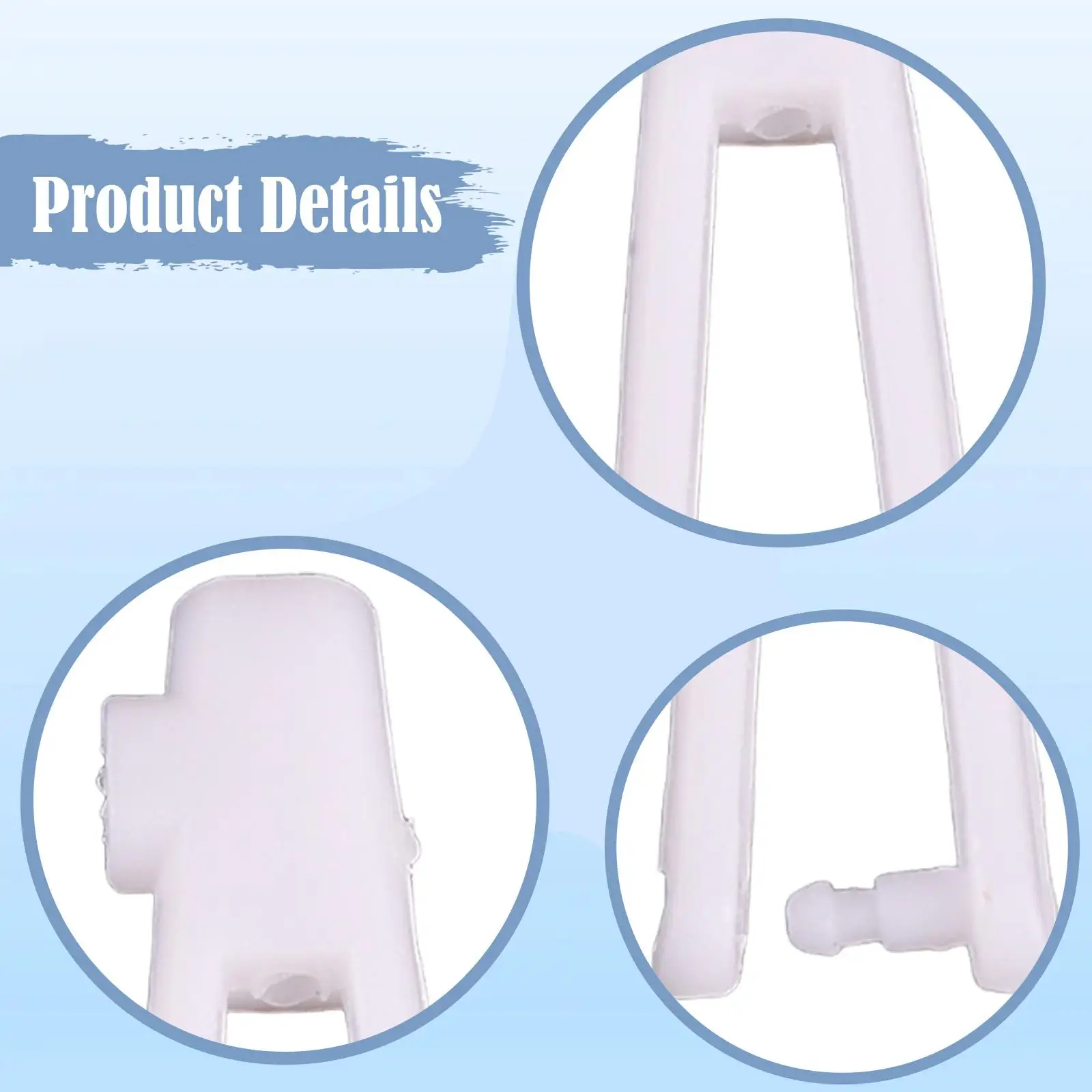 30 قطعة من ملحقات مجموعة مشابك ومسامير على شكل حرف U لـ 4 أبواق للتحكم في الفتحات #5