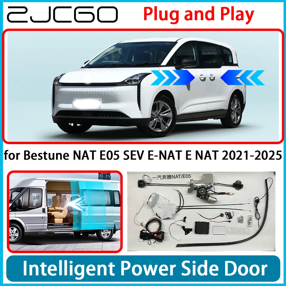 ZJCGO for Bestune NAT E05 SEV E-NAT E NAT 2021-2025 OEM Automatic Electric MPV Power Sliding Door Left Right Retrofit Kit System