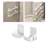 2PCS Wall Mounted Trash Bags Holder Garbage Bag Storage Box Organizer Plastic Bag Film Container Dispenser For Kitchen Shelf