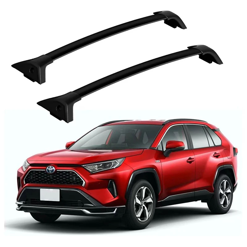 

OEM Style Car Roof Rack For Toyota RAV4 RAV-4 2019-2024 Rails Bar Luggage Carrier Bars top Cross bar Rack Rail Boxes Accessories