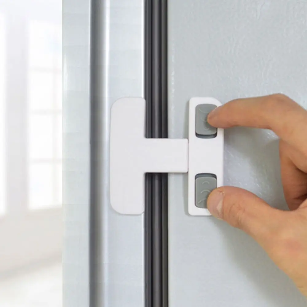 

Double Buckle Slot Locks Straps Firm Cabinet Locks Baby Safety Locks Refrigerator Door Locks Child Protection Equipment
