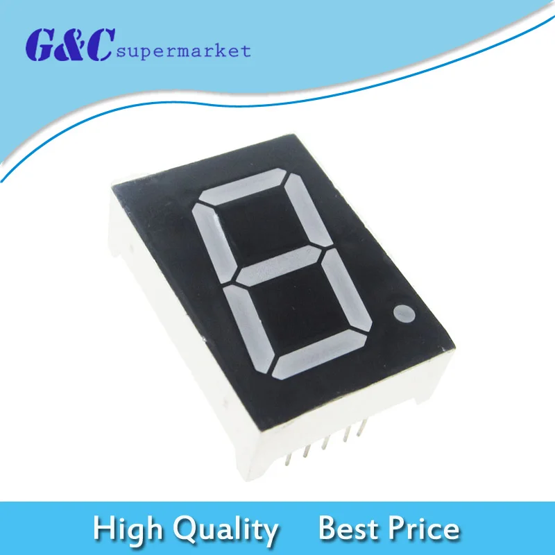 1 Pcs Common Cathode 10 Pin 1 Bit 7 Segment 1