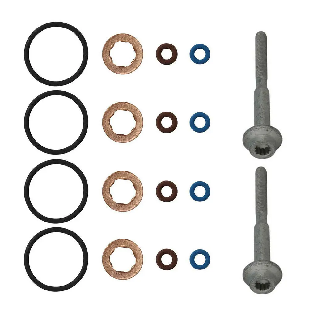 

18x Injector Clamp Bolt & 4x Nozzle Seal Kit For VW Audi Skoda SEAT 1.6 TDi