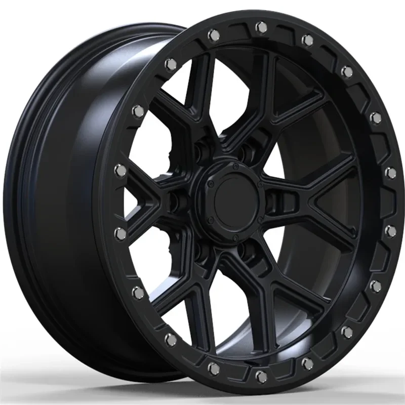 18 inch milled lip lettering with rivets suv offroad inforged wheels rims 6x139.7