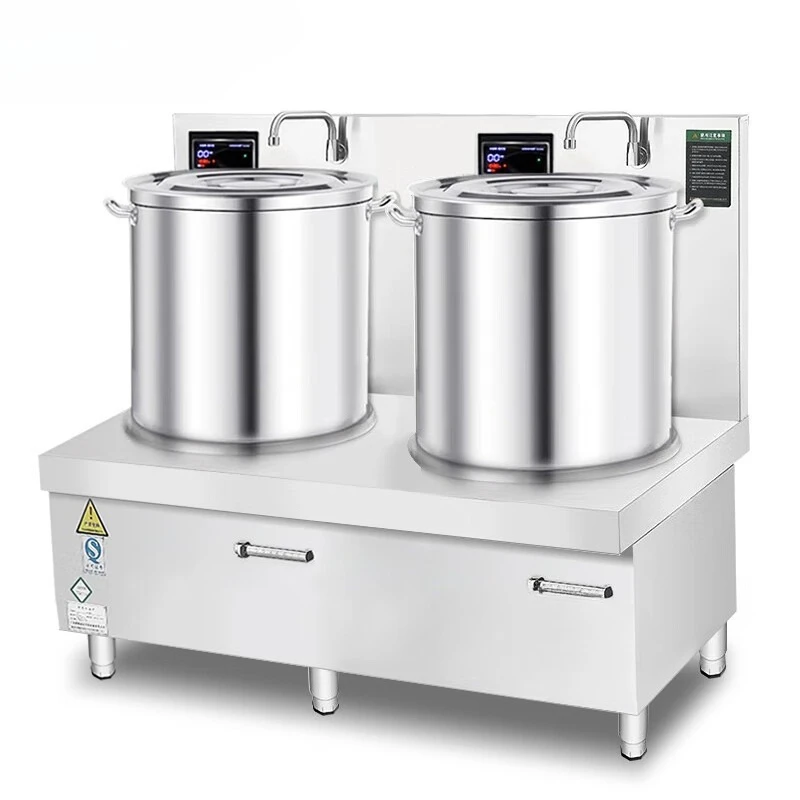 

Double head high back short soup stove 15KW * 2 high back soup stove
