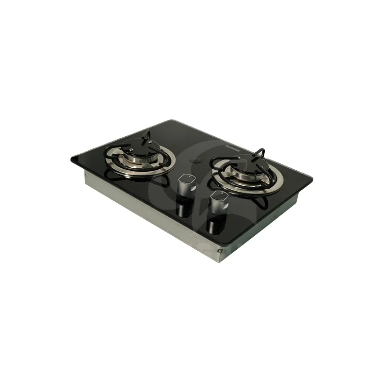 GuangRun New Product Yahct and RV Gas Stove 2/3 Burner Cooktop Combo with Electric Ignition and Tempered Glass Panel GR-B003