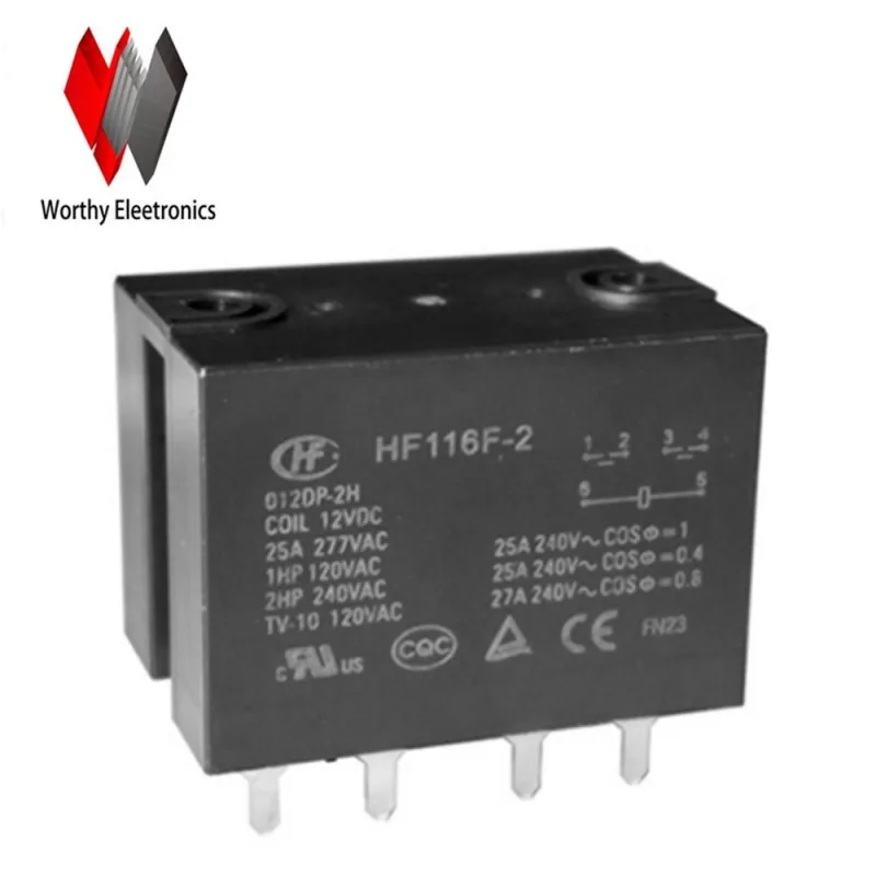 Free shiping    wholesale   10pcs/lot   relay   HF116F-2-012DP-2H