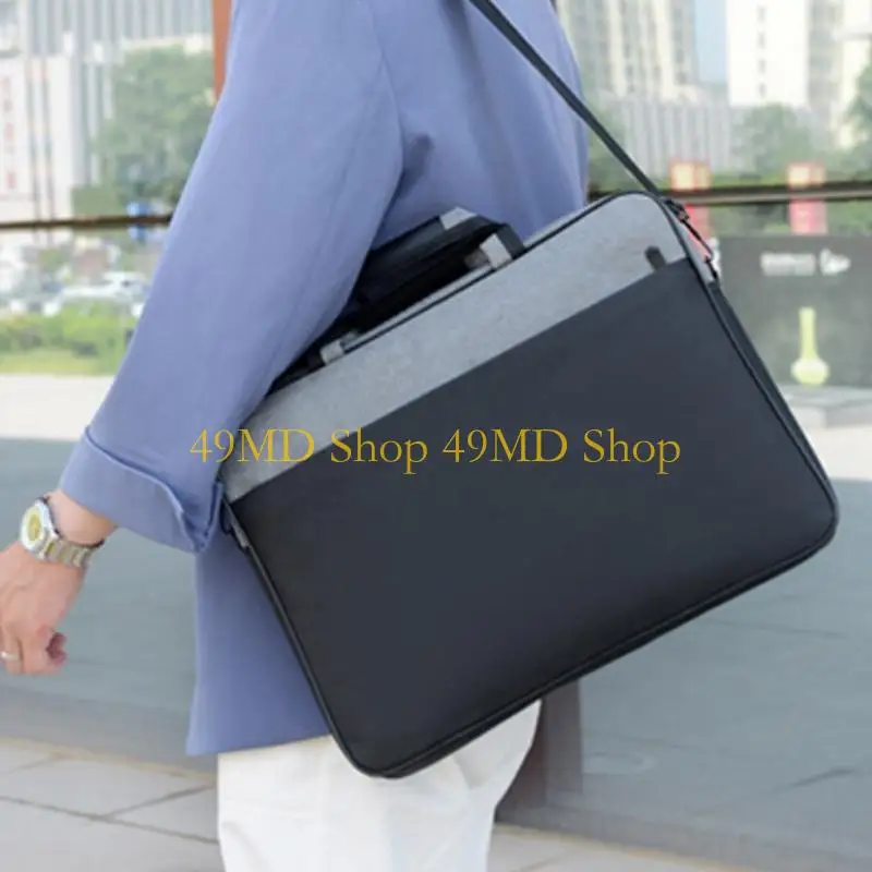 Bolsa laptop da 49MD 15,6/17 polegadas, bolsa bolsa adequada para negócios e viagens