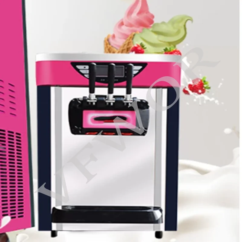 Commercial Ice Cream Machine Stainless Steel Electric Soft Ice Cream Machine Suitable for Hotels&restaurants