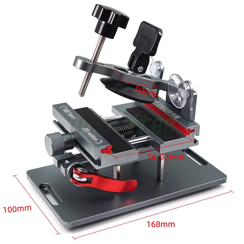 4 In 1 Rotatie Multi-Purpose Armatuur Mobiele Telefoon Verwarming Gratis Scherm Verwijderen Afzonderlijke Klembevestiging Roterende Reparatie Tool