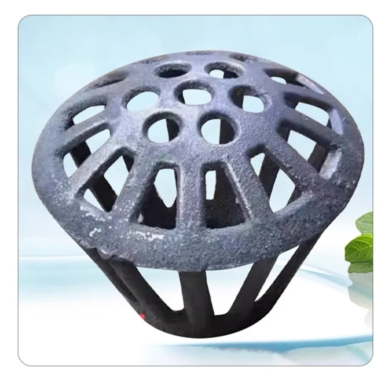 AT29-Cast Iron Round Floor Drain - Dn160mm Sizes, Rust-Proof Paint