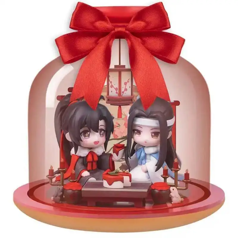 Night Light  Mo Dao Zu Shi MDZS Cosplay The Untamed Cosplay Halloween Anime Wei Wuxian Lan Wangji Moon Figure Statue
