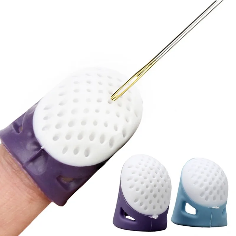 2 Stück Silikon-Fingerlinge, Antihaft-Fingerschutz, Haushalts-Näh-Fingerschutz, Multifunktionaler Fingerüberzug, Handarbeits-Nähwerkzeug
