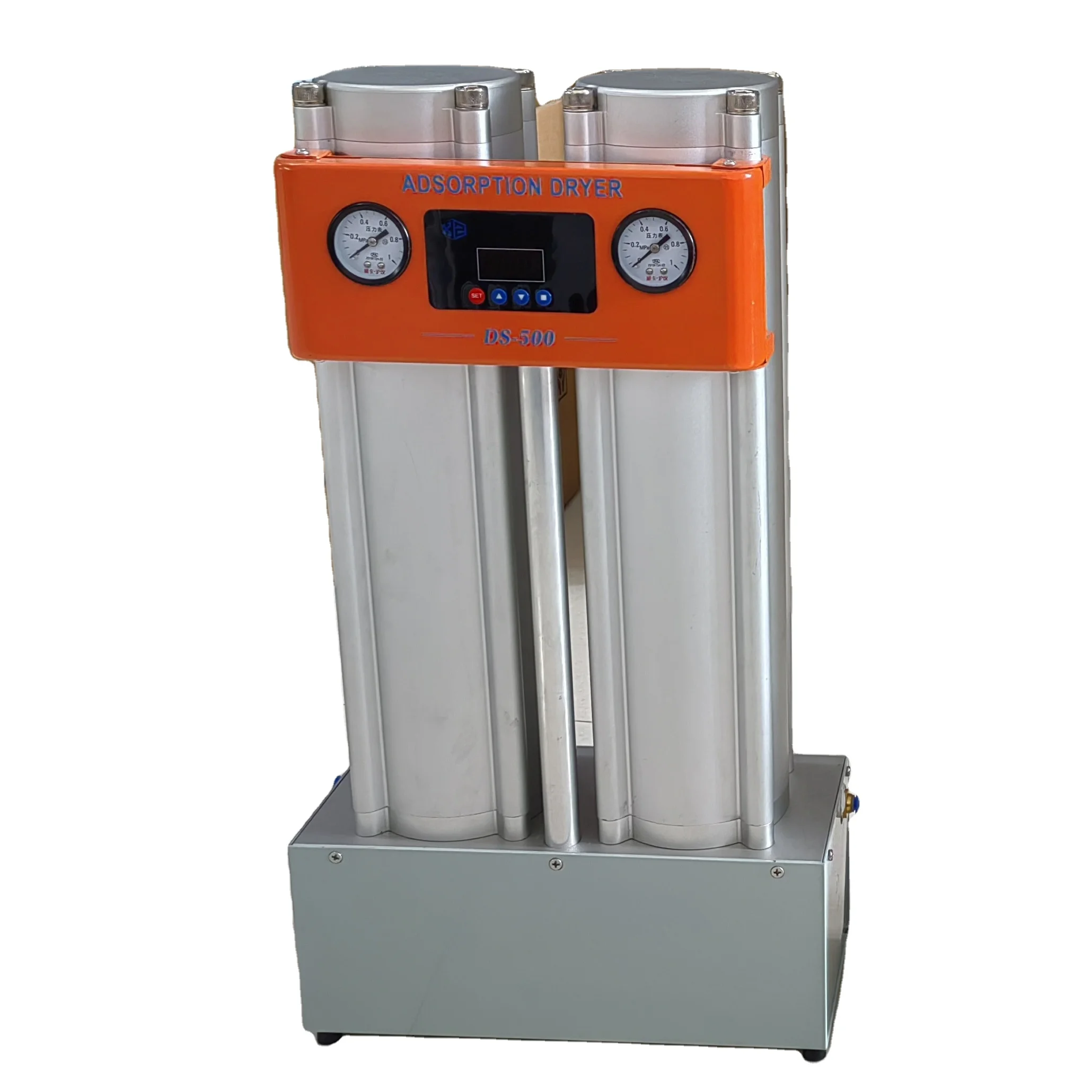 500lpm Integrated Design Heatless Mini Aluminum Tower Adsorption Air Dryer 0.5Nm3/min Mini Desiccant Dryer