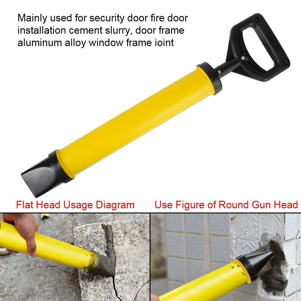 Imagem -02 - Cimento Cal Bomba Aplicador Grouting Gun Caulking Gun Argamassa Ferramentas de Enchimento Argamassa Pulverizador com Bicos