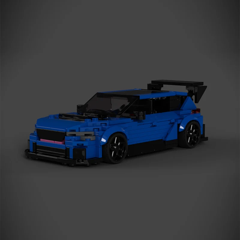 Speed Racing Car Model MOC Building Bricks High-Performance Car Modular Technology Gifts Holiday Assemble Children Toys Suit