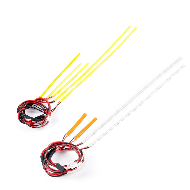 MIBIDAO 스포트라이트 헤드라이트 테일라이트 풀카 LED 라이트 스트립 1/8 RC카 ARRMA Infraction BLX 3S 버기 업그레이드 부품