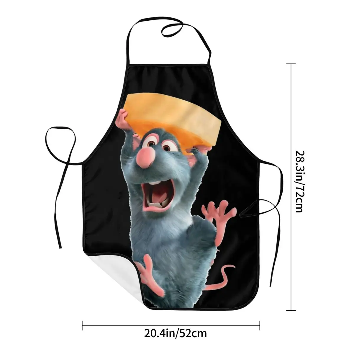 Remy And Cheese Ratatouille Apron Waterdrop Resistant Adjustable Neck Strap Cooking Kitchen Apron for Men Women Chef Gifts