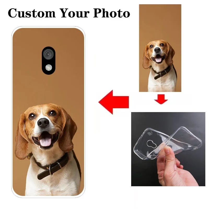Funda de silicona transparente suave personalizada DIY para Nokia 3210 235 220 215 4G 2024 105 106 4G 2021 2023 funda con imagen personalizada