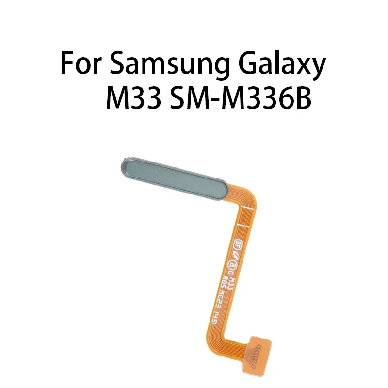 Gefensi Home Button Fingerprint Sensor Flex Cable For Samsung Galaxy M33 SM-M336B