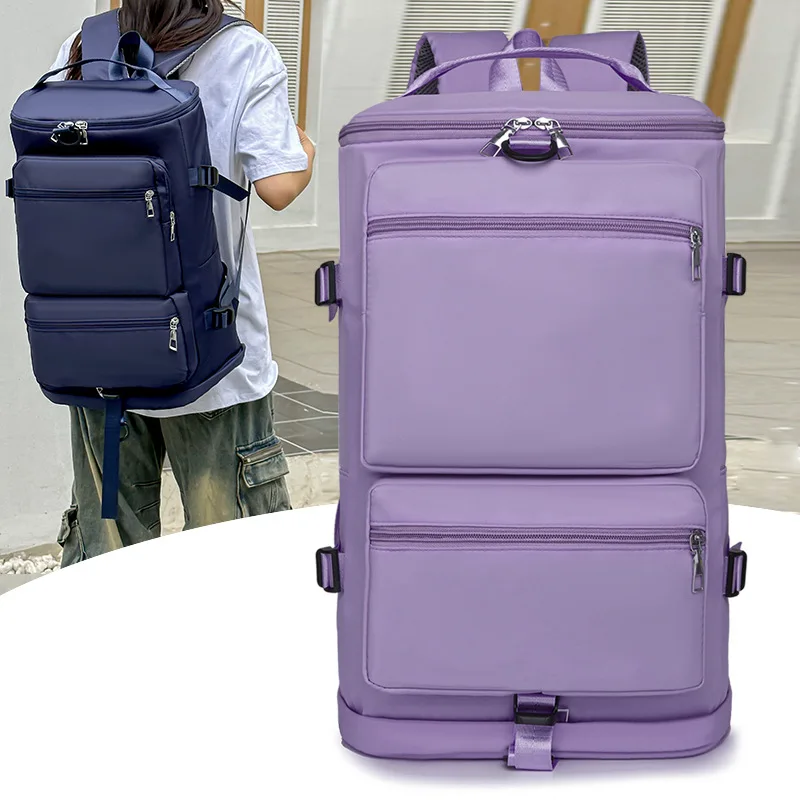 

Large Capacity Storage Bag Travel Bag Tote Carry On Duffel Luggage Waterproof Backpack Handbag Oxford Shoulder Women