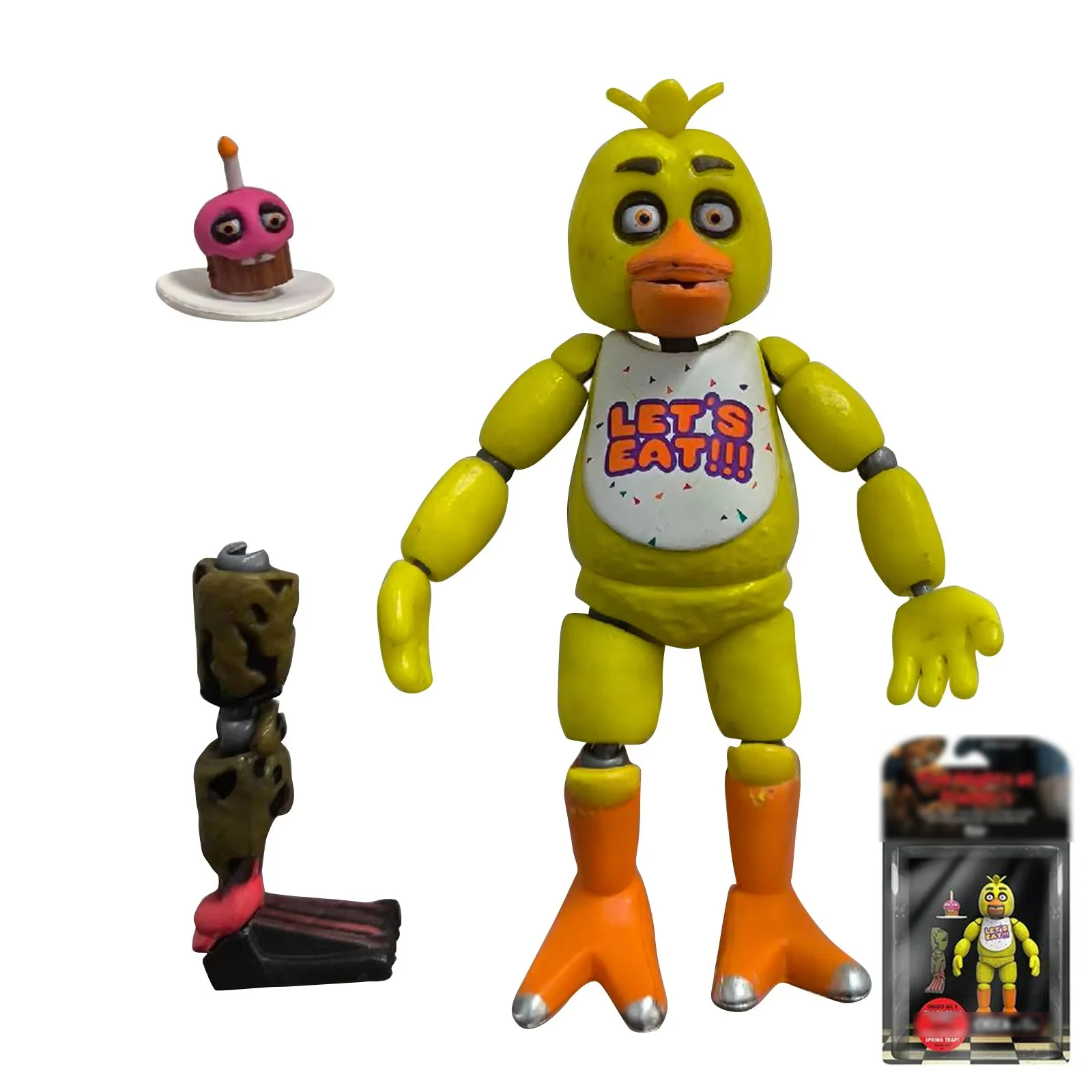 Funko 14CM Freddy Bonnie Foxy Chica Action Figure Bewegliche Blacklight Freddy Frostbe Nightmare PVC Modell Sammlung Spielzeug Original Box 6