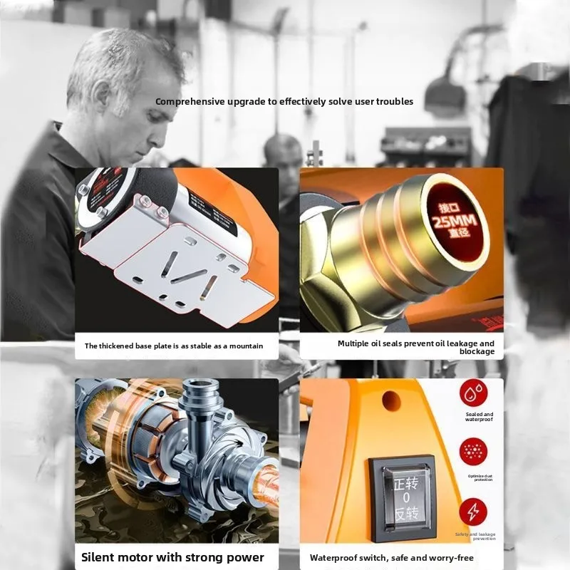 

Электрический масляный насос 12В/24В, универсальный малогабаритный насосный агрегат, самовсасывающий, портативное устройство для заправки