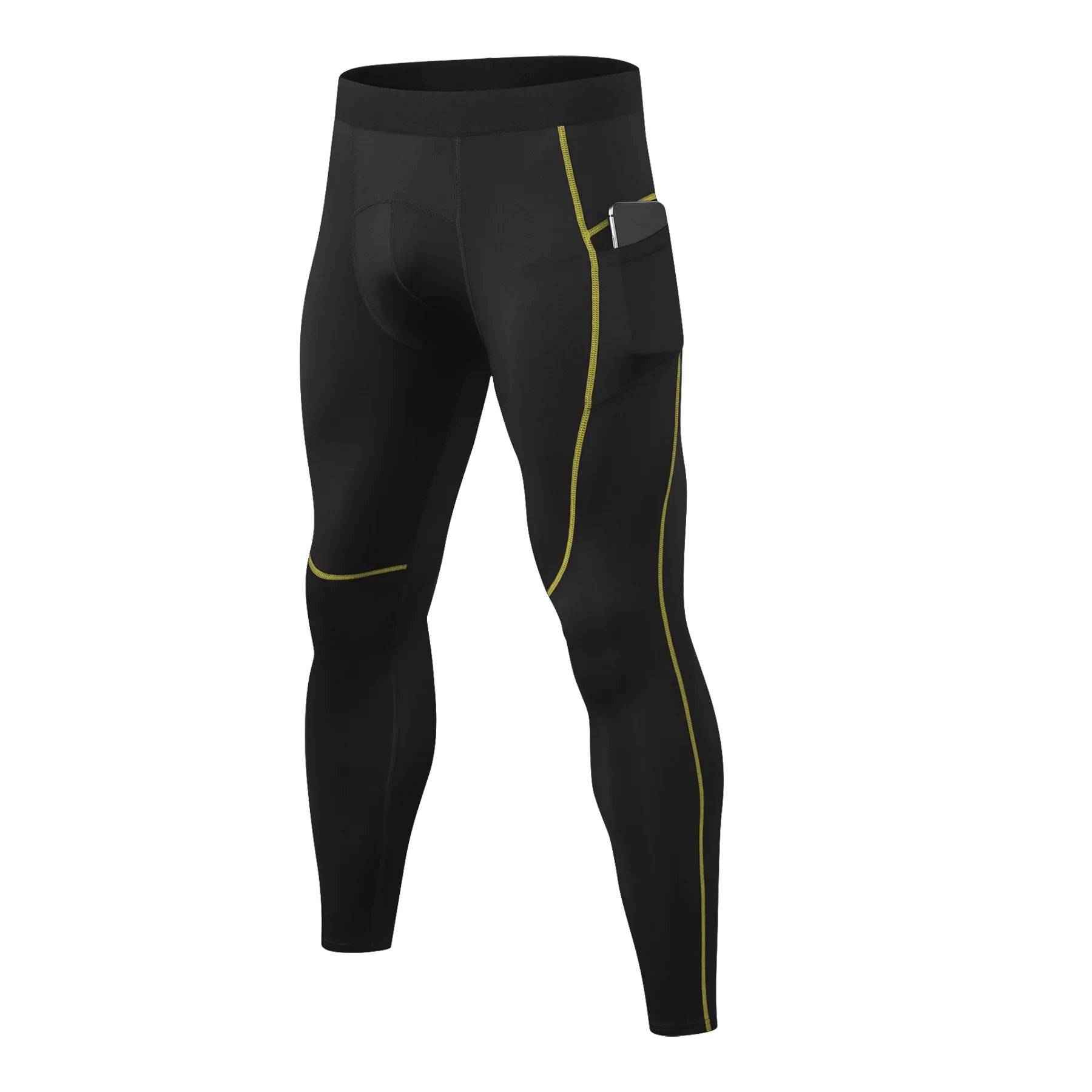 Pantalon de compression élastique pour homme, legging moulant de sport, de course, de crossfit, de gym, d'entraînement sportif, à séchage rapide