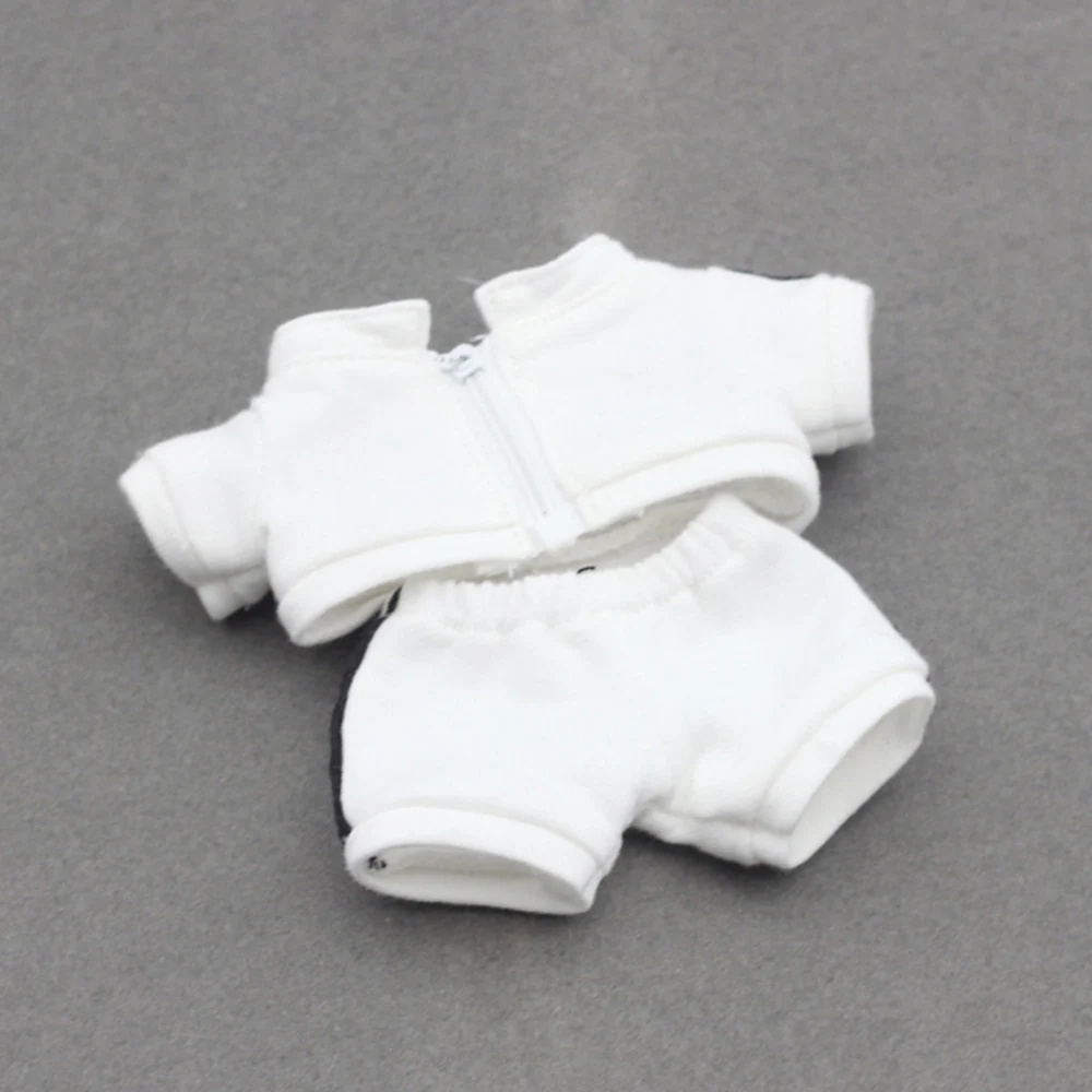 ل 17 سنتيمتر Labubu V1 V2 مجموعة ملابس رياضية كاجوال دمى الزي المألوف لملحقات Labubu