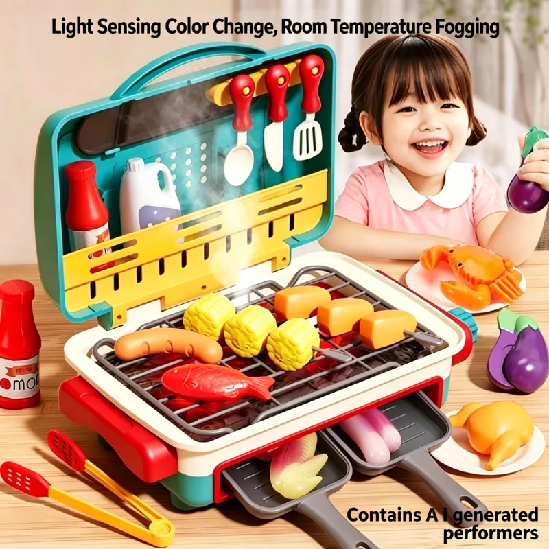 pretend-bbq-grill-play-set-with-color-changing-food-light-simulation-sound-role-play-kitchen-home-toys-birthday-gift
