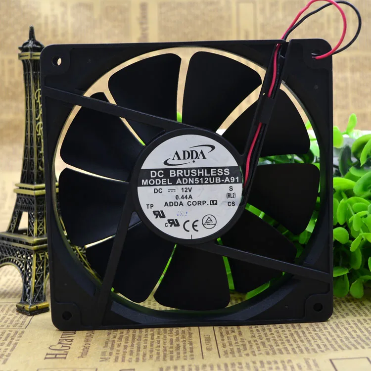 Adda 13525 ADN512UB-A91 135*135 * 25mm Mm 12V Double Ball Cooling Fan