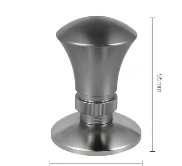 Tamper de café em aço inoxidável para Portafilter, ferramentas automáticas, força de pressão constante, 51mm, 53mm, 58mm