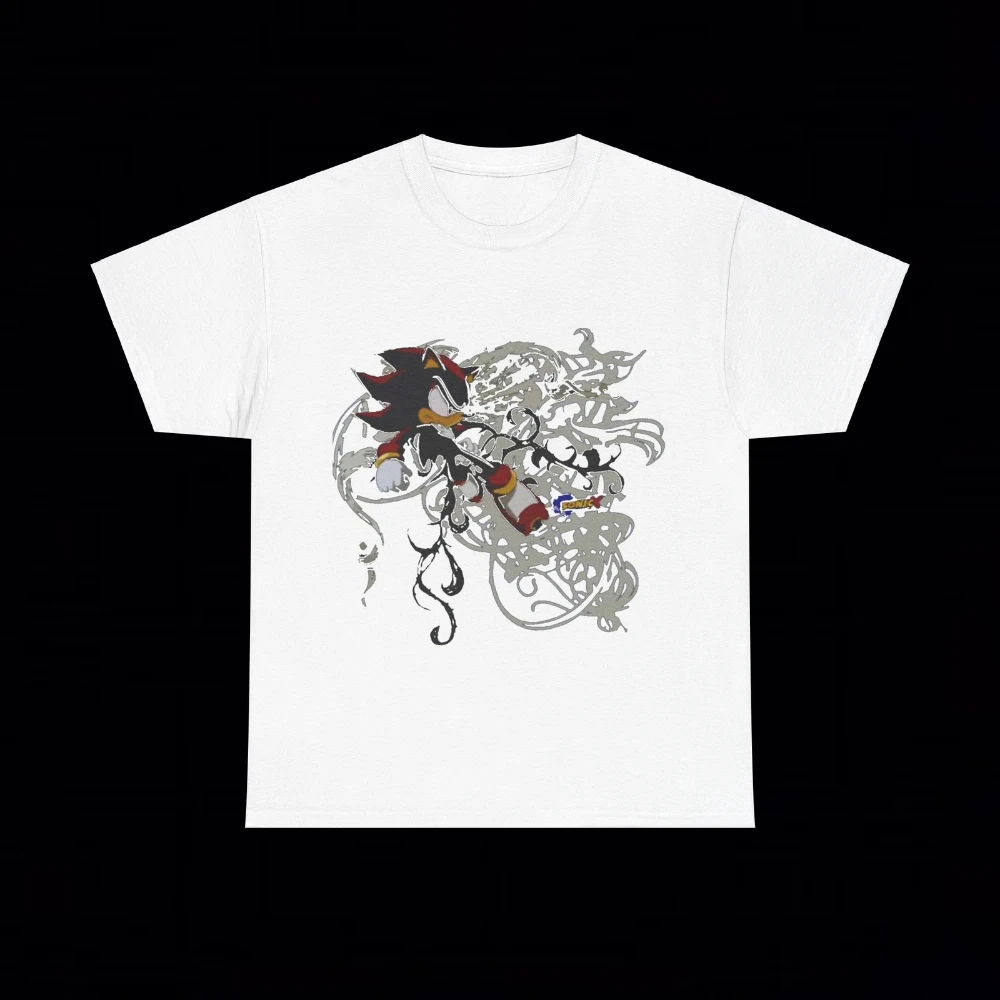 Sonic X Shadow Hedgehog T-shirt Grunge Y2k Emo Amity Affection Tapout Got Retro Casual Summer Print Pattern Shirt