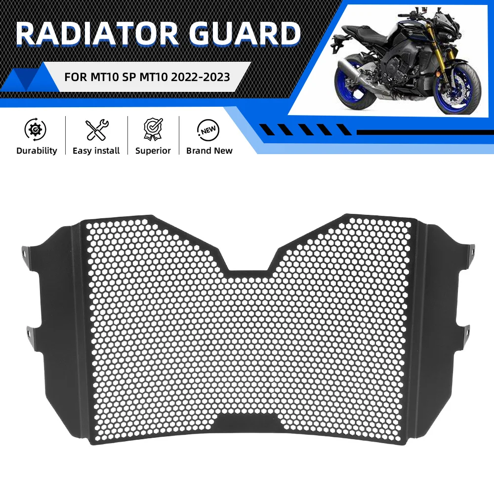 

Motorcycle Radiator Guard Grille Protective Cover Oil Cooler Cover Protector For Yamaha MT-10 SP MT10 2022-2023