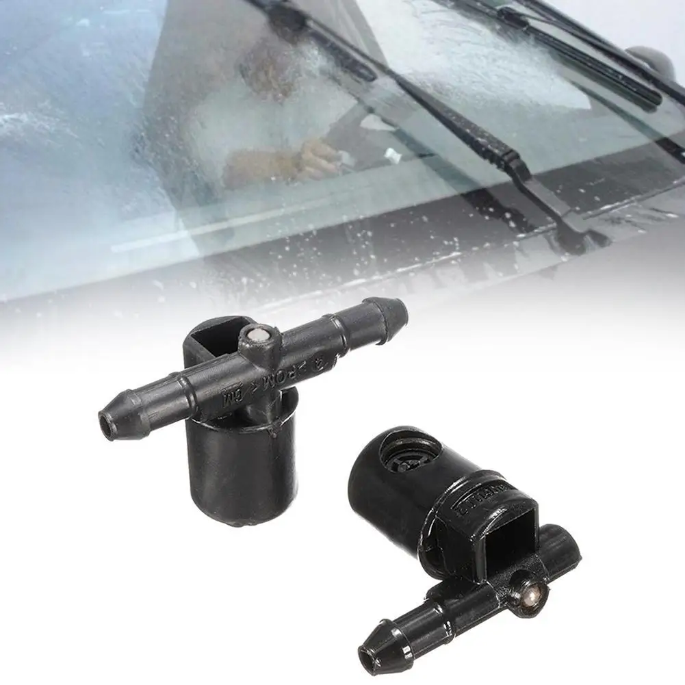 2pcs Car Spout Car Windscreen Washer Jets Mist Spray Nozzle 12782508 12782509 For Opel Astra G H Zafira A B Corsa D