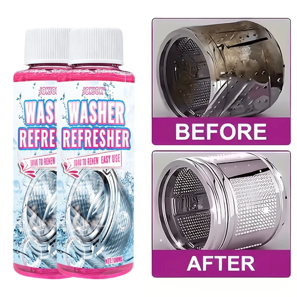 Latest Model Washing Machine Cleaner - Professionally Polishes and Cleans Internal Metal Parts to Extend Service Life, Removes D