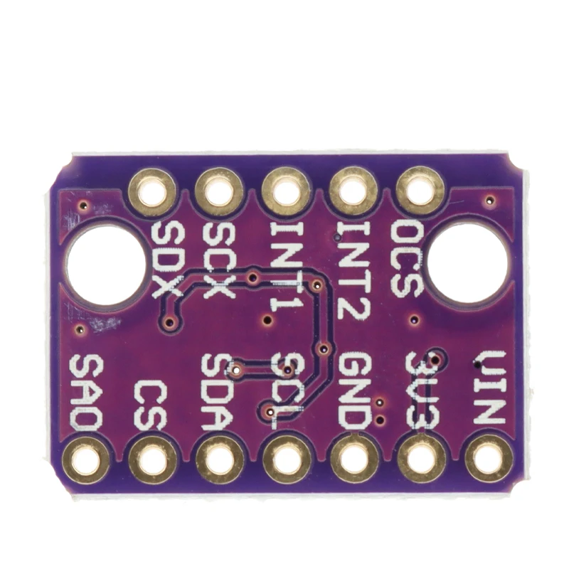 GY-LSM6DS3 Accelerometer Gyro Embedded Digital Temperature Sensor Board SPI IIC I2C Interface Breakout Module LSM6DS3